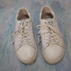 Birkenstock Bend Low White Leather Sneakers - Women's Size 41 / US 10